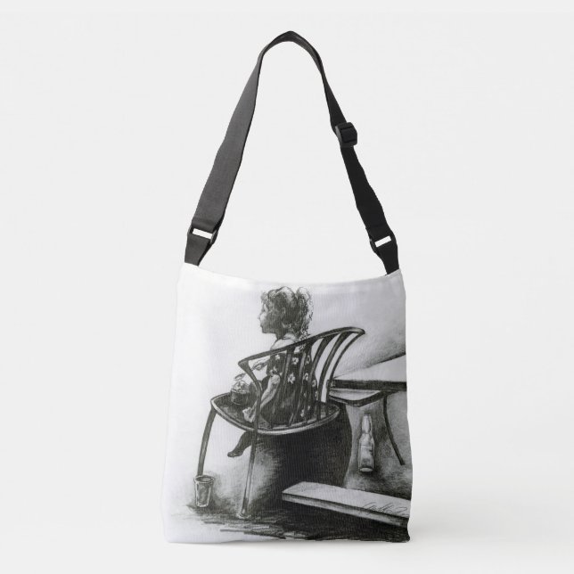 Vorstellungskraft treibt meine Realität an Tragetaschen Mit Langen Trägern (Vorderseite)