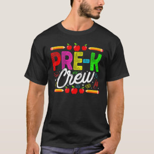 Vortag der Crew Niedlich zurück zur Schule T-Shirt