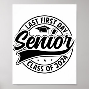 Vortag Senior 2024 zurück zur Schule Cl von 20 Poster