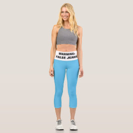 Vortäusche für ehrliche Leute Capri Leggings