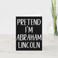 Vortäuschen Abraham Abe Lincoln KostümHalloween Si