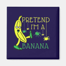 Vortäuschen im Banana-Funny-Halloween-Kostüm