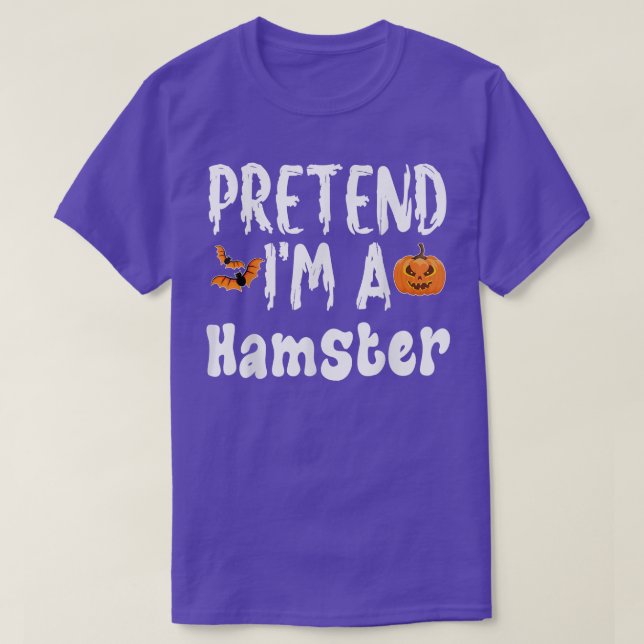 Vortäuschen im Hamster Halloween-KostümParty T-Shirt (Design vorne)