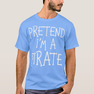 Vortäuschen im Piratenkostüm Witziges Halloween Ki T-Shirt
