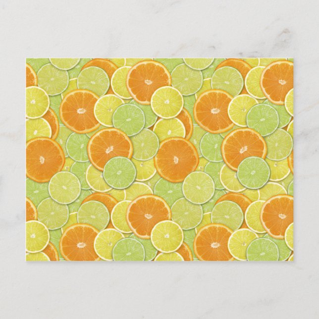Vorteile von Citrus Postkarte (Vorderseite)