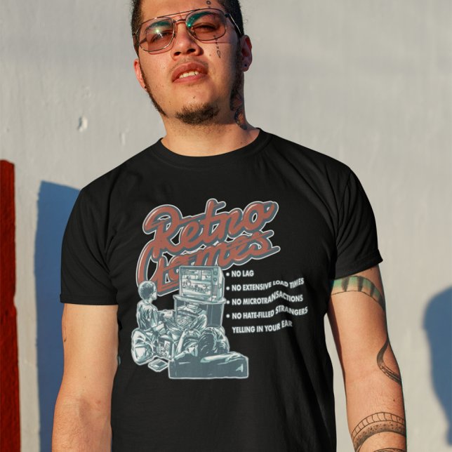 Vorteile von Retro Gaming - Videospiel T-Shirt (Von Creator hochgeladen)