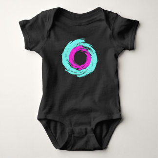 Vortex Azul Claro e Rosa Baby Strampler
