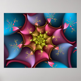 Vortex der Farben Poster