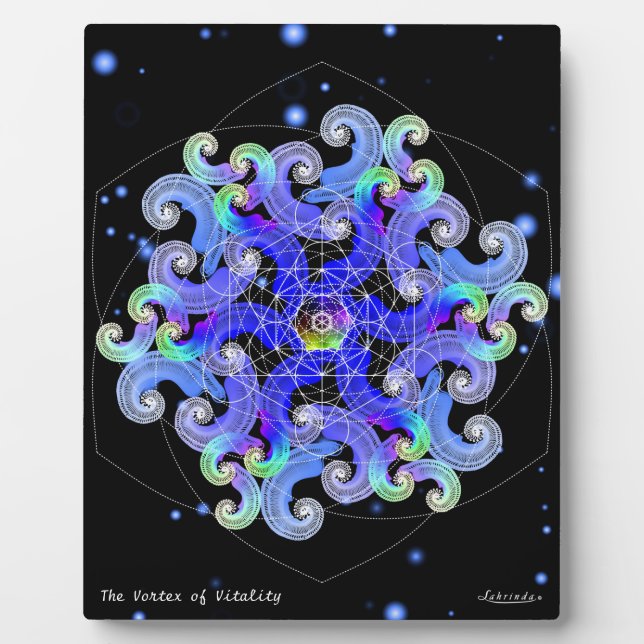 Vortex der Vitalität Fotoplatte (Vorderseite)