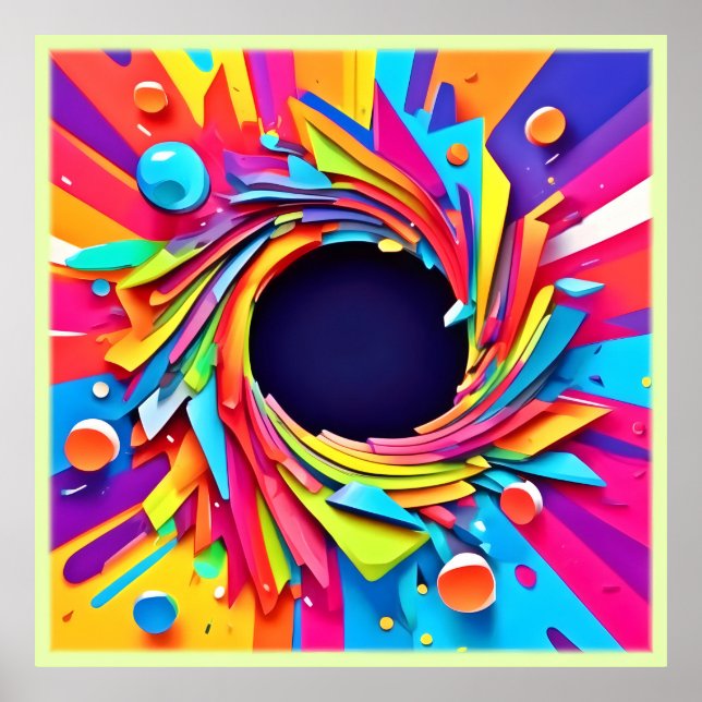 Vortex der Vitalkunst Poster (Vorne)