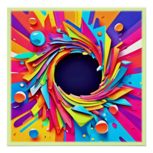 Vortex der Vitalkunst Poster