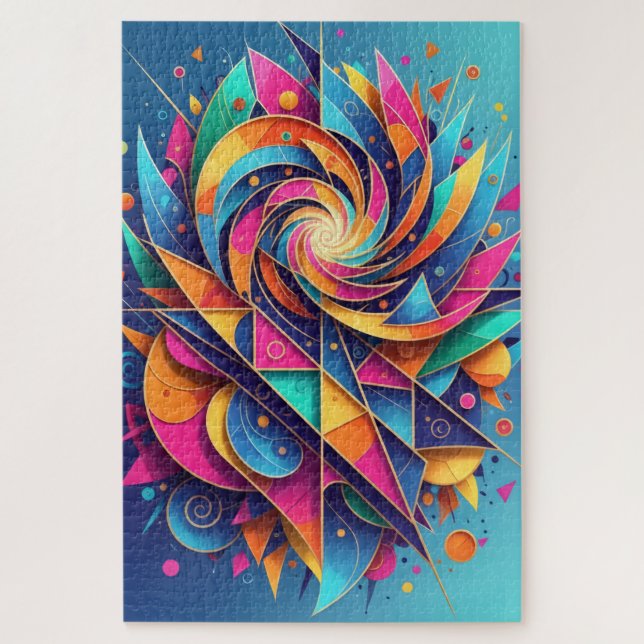 Vortex des Abstrakten Puzzles - Extreme Herausford (Vertikal)