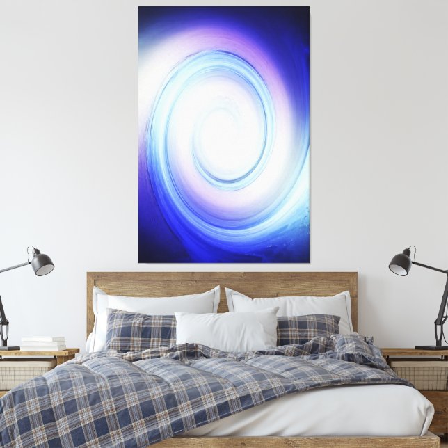Vortex Leinwanddruck (Insitu (Schlafzimmer))