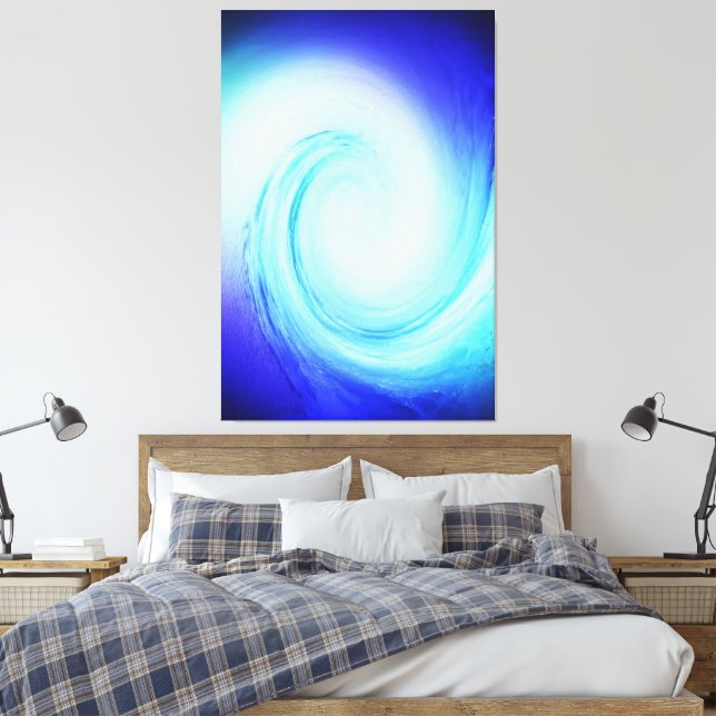 Vortex Leinwanddruck (Insitu (Schlafzimmer))