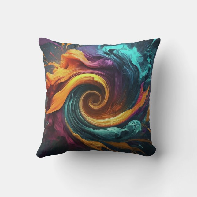 Vortex of Vibrance Kissen (Rückseite)