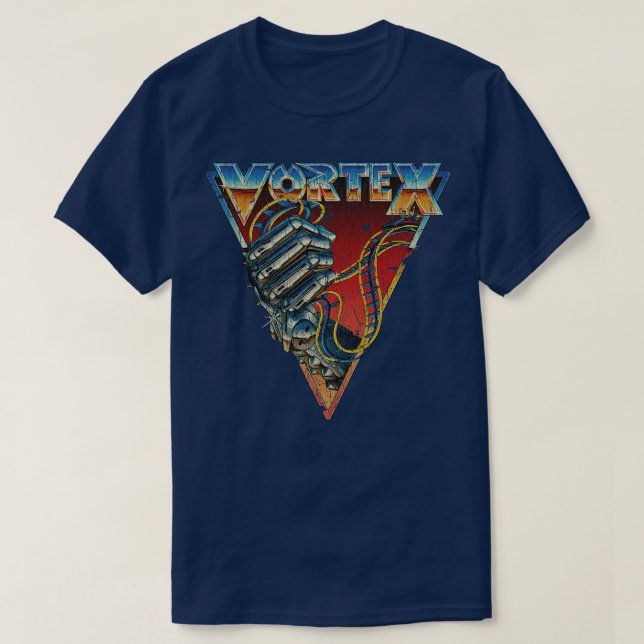 Vortex Roller Untersetzer 1987 T-Shirt (Design vorne)