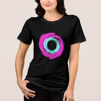 Vortex Rosa e Azul Claro Tri-Blend Shirt