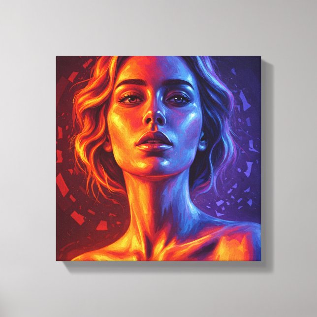 Vortex, wie beschnitten Canvas Print Leinwanddruck (Vorderseite)