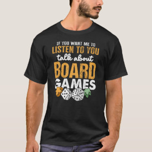 Vortrag über Brettspiele T-Shirt
