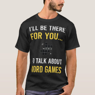 Vortrag über Word Game Games T-Shirt