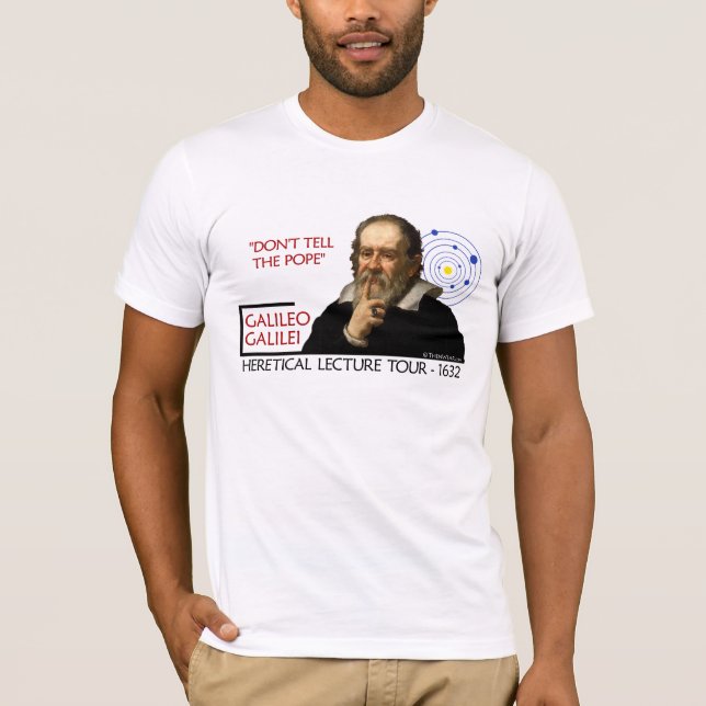 Vortragsreihe Galileo 1632 (nur vorderes Bild) T-Shirt (Vorderseite)