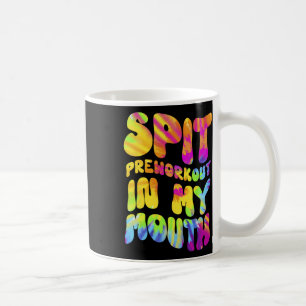 Vortrainings in meinem Mund-Funny-Gym-Gefärbte Kra Kaffeetasse