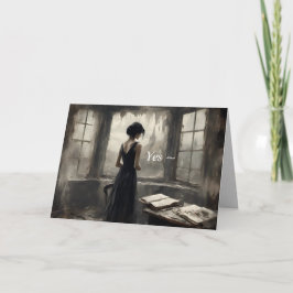 VORÜBERGEHENDE DISMALERMUTIERUNGSKARTE DANKESKARTE