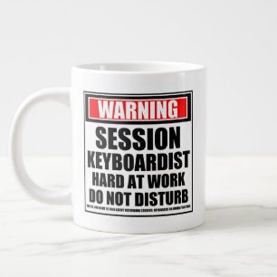 Vorwarnung von Session-Keyboardern Jumbo-Tasse