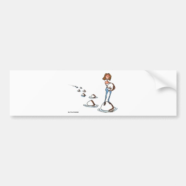 Vorwärts gehen autoaufkleber (Vorne)