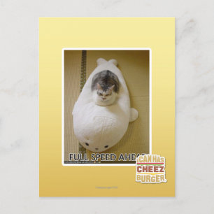 Vorwärtsfahrt mit voller Geschwindigkeit Postkarte