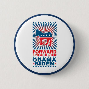 Vorwärtsknopf Obama 2012 Button
