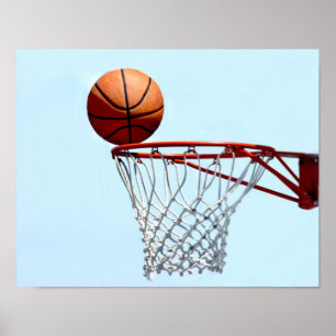 Vorwegnahme von Basketball Poster