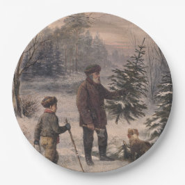 Vorweihnacht | F Kruger| Weihnachten Pappteller