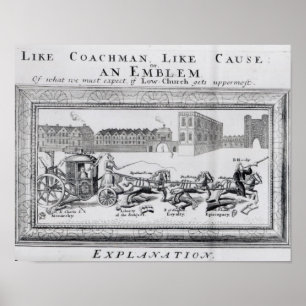 Vorwurf der Gefahren der niedrigen Kirche Poster