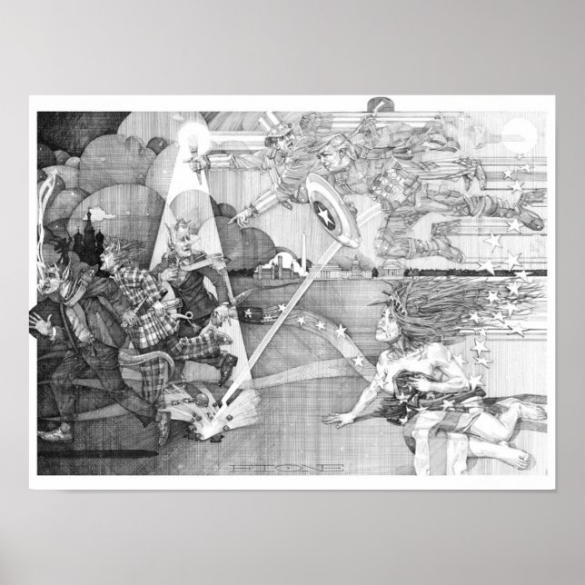 Vorwurf der Rache und der göttlichen Gerechtigkeit Poster (Vorne)