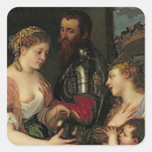 Vorwurf des Verheirateten Lebens Quadratischer Aufkleber