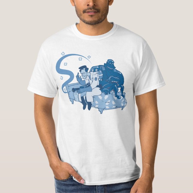 Vorzeitig aufgeladen T-Shirt (Vorderseite)