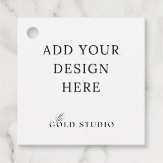 Vorziehen einer Blank-Vorlage für das Lot Geschenkanhänger