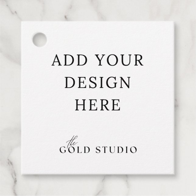 Vorziehen einer Blank-Vorlage für das Lot Geschenkanhänger (Vorderseite)