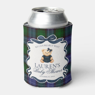 Vorzügliche Koketten-Schleifen-Bär-Tartan-Baby-Sho Dosenkühler