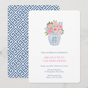 Vorzügliche rosa Rosen im Ingwertopf Frühstück für Einladung