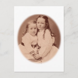 Vorzügliche Vintage antike Postkarte durch