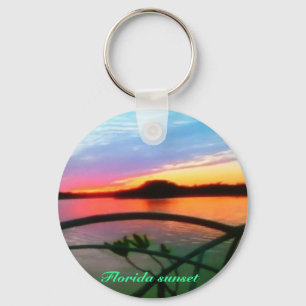 Vorzüglicher Florida-Sonnenuntergang Schlüsselanhänger