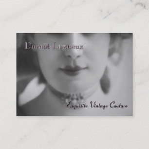 Vorzügliches Vintages Visitenkarte