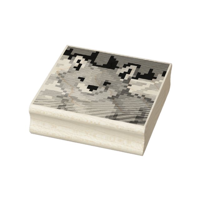 Vos pixelart, Pixel Art  Gummistempel (Stempel)