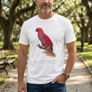 Vosmaer-Edelpapagei, Eclectus roratus vosmaeri T-Shirt