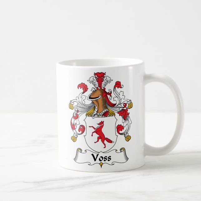 Voss-Familienwappen Tasse (Rechts)