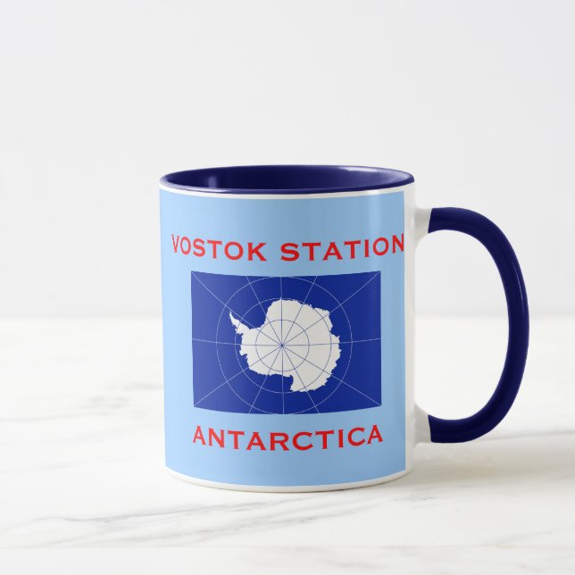 Vostok Russische Forschungsstation Antarktis Tasse (Rechts)