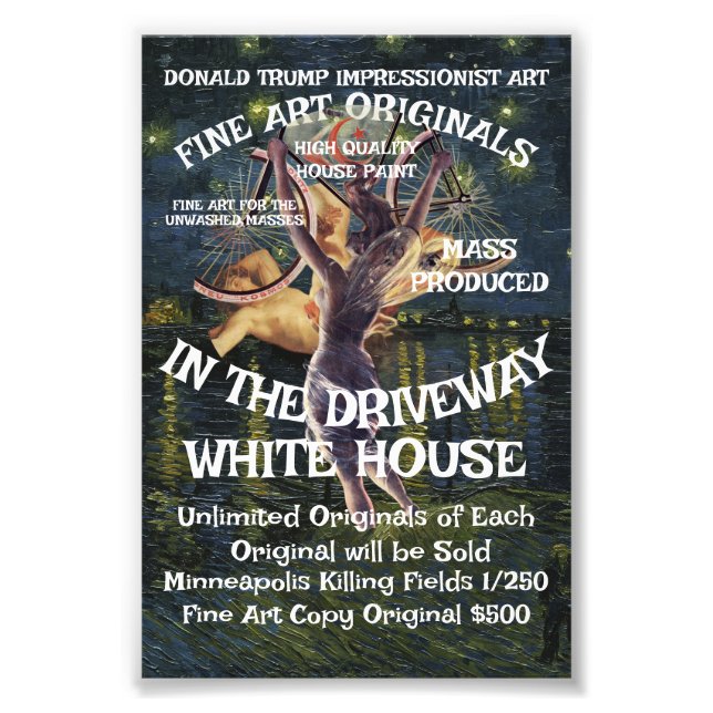 Vot Political Patriotic Trump Republican Party Fotodruck (Vorne)