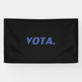 Vota-Abstimmung in spanisch-blau-schwarz moderne p Banner
